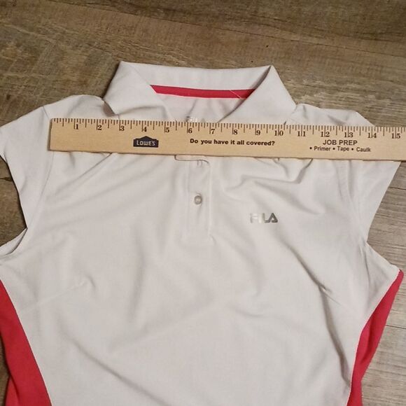FILA women's cap sleeve polo top size S - Picture 10 of 12